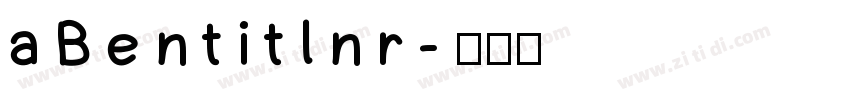 a Bentitlnr字体转换